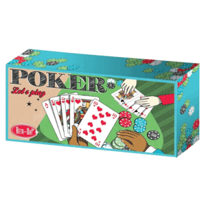 POKER SET (CARTAS Y 200 FICHAS)